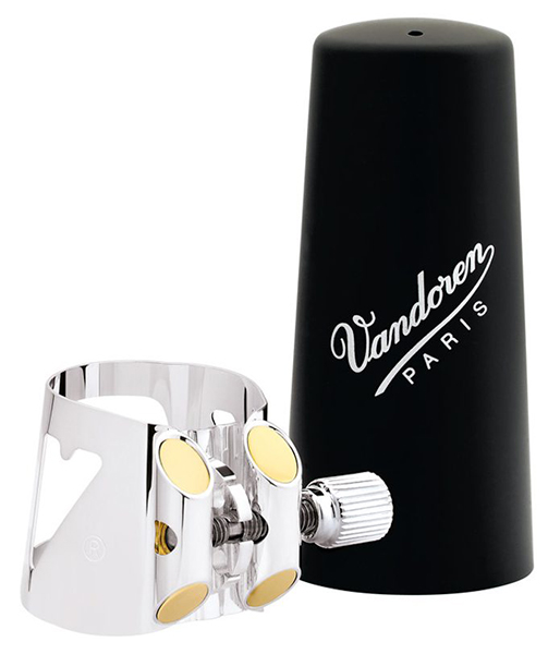 LC04P Optimum Лигатура для кларнета бас, с пластиковым колпачком, Vandoren