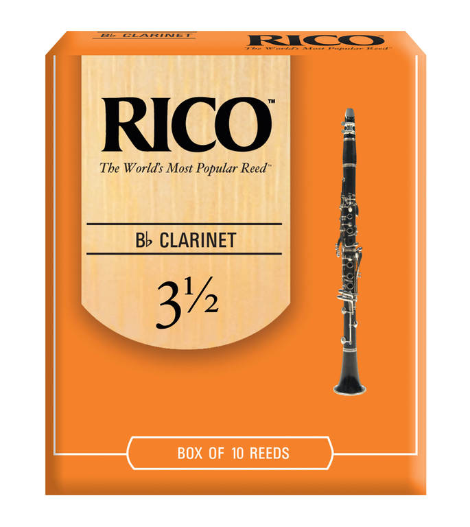 RCA1035 Rico Трости для кларнета Bb, размер 3.5, 10шт в упаковке Rico