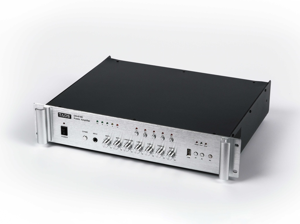DS-6180 Усилитель мощности трансляционный, 180Вт, TADS