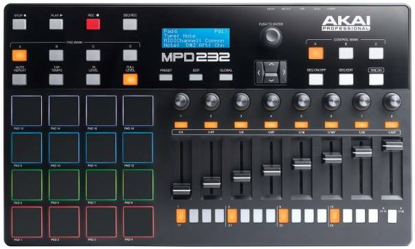 AKAI PRO MPD232 - USB/MIDI-контроллер