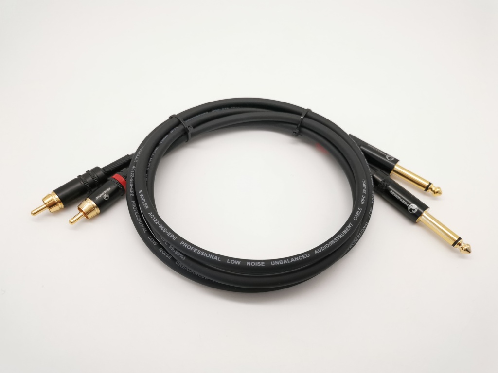 E57-2RCA-2J-0200-0 Кабель аудио 2хRCA-2хJack, 2м, ZZcable