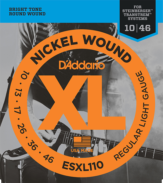 ESXL110 Steinberger Комплект струн для электрогитары, Regular Light, 10-46, D'Addario