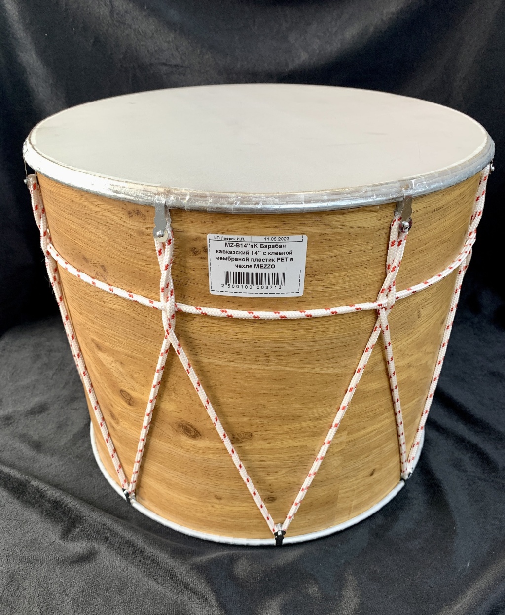 MZ-B14nK Барабан кавказский 14", с чехлом, MEZZO