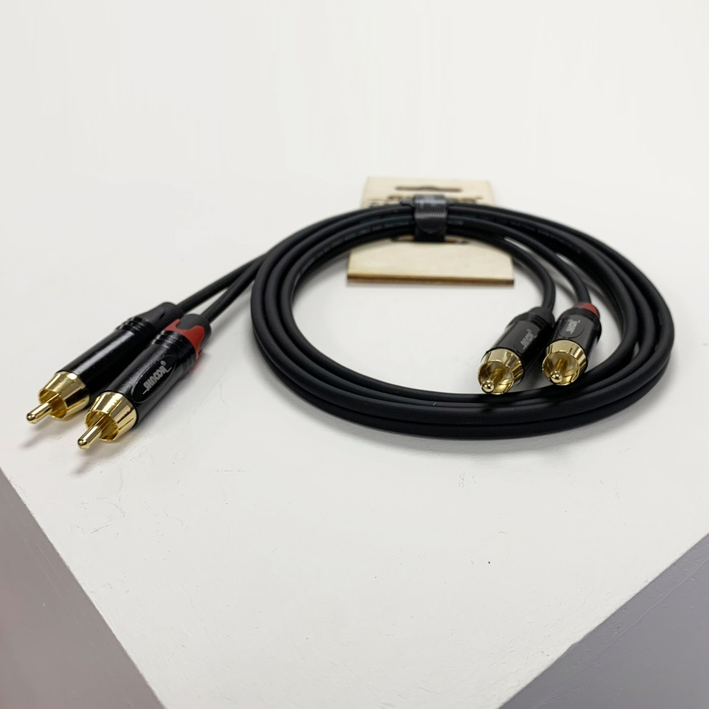 RCA2RCA-15m Компонентный кабель 2хRCA - 2хRCA, 15м, SHNOOR