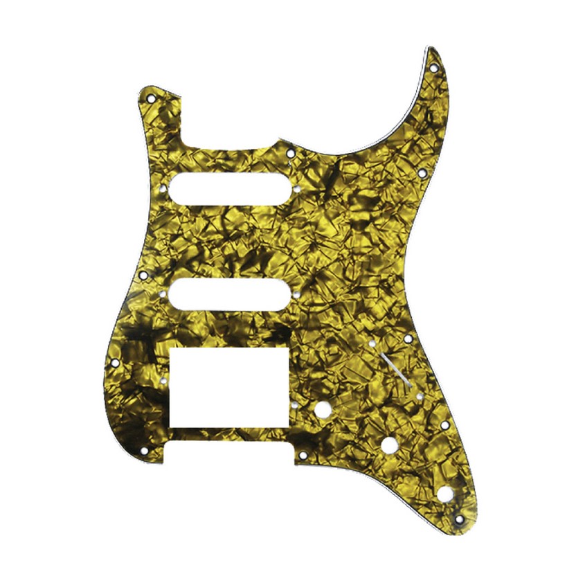 DPP-ST-GOP-HSS Защитная накладка электрогитары Stratocaster, HSS, золотая, D'Andrea