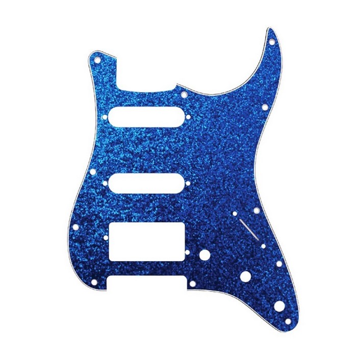 DPP-ST-BLS-HSS Защитная накладка электрогитары Stratocaster, HSS, синяя, D'Andrea
