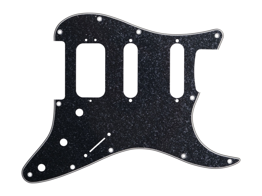 DPP-ST-BKS-HSS Защитная накладка электрогитары Stratocaster, HSS, черная, D'Andrea
