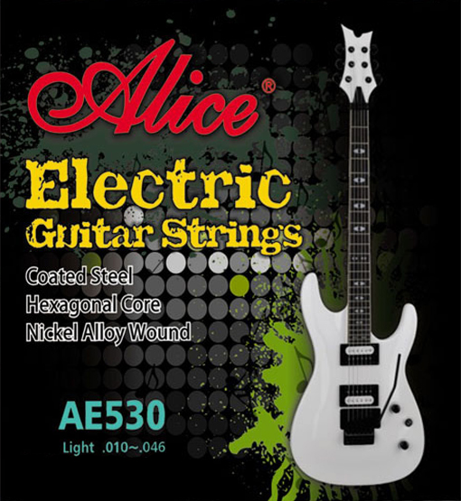 AE530L 532 Комплект струн для электрогитары, никель, 10-46 Alice