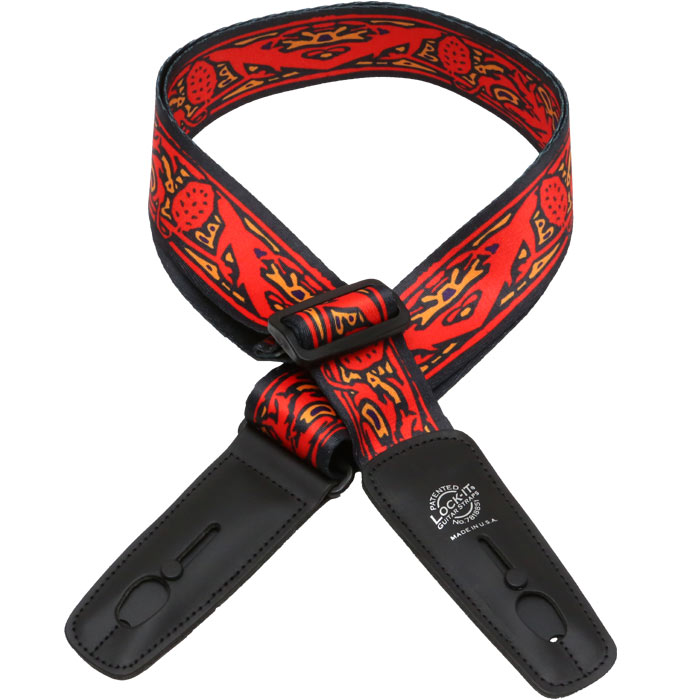 LIS-037-BM-7 Bob Masse Ремень для гитары с блокировкой, Lock-It Straps, D'Andrea