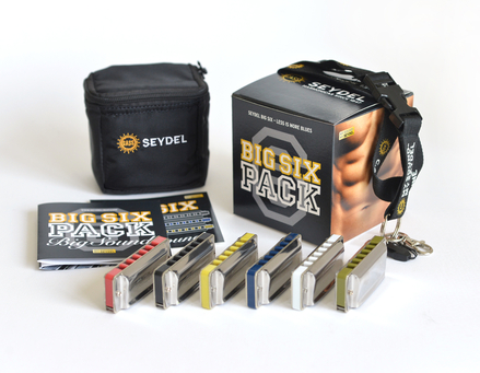 16666-set Big Six Blues Pack Набор губных гармошек, Seydel Sohne