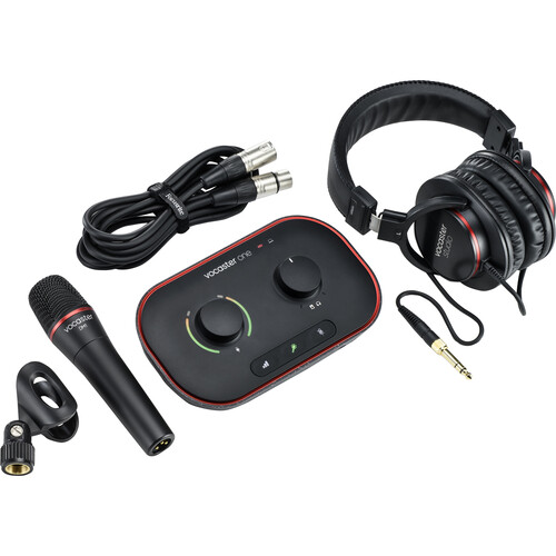 Vocaster-One-Studio Vocaster One Studio Комплект Звуковая карта USB, микрофон, наушники, Focusrite