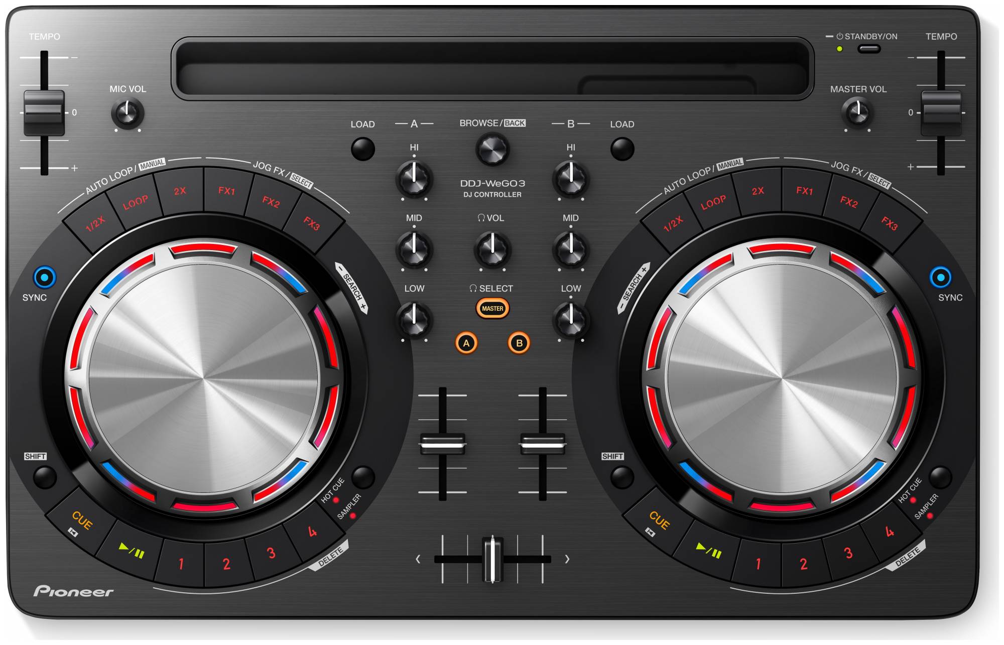 PIONEER DDJ-WEGO3-K - DJ-контроллер