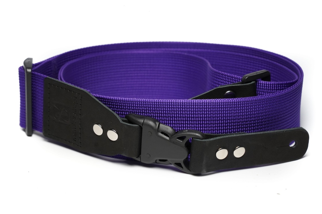 MB5022-029 Ремень для гитары, нейлоновый, фиолетовый, Mamba straps