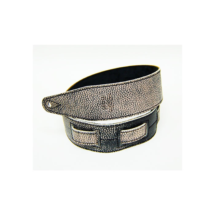 FL60036L21L Leather 21 Ремень для гитары, кожаный, гюрза, Fidel