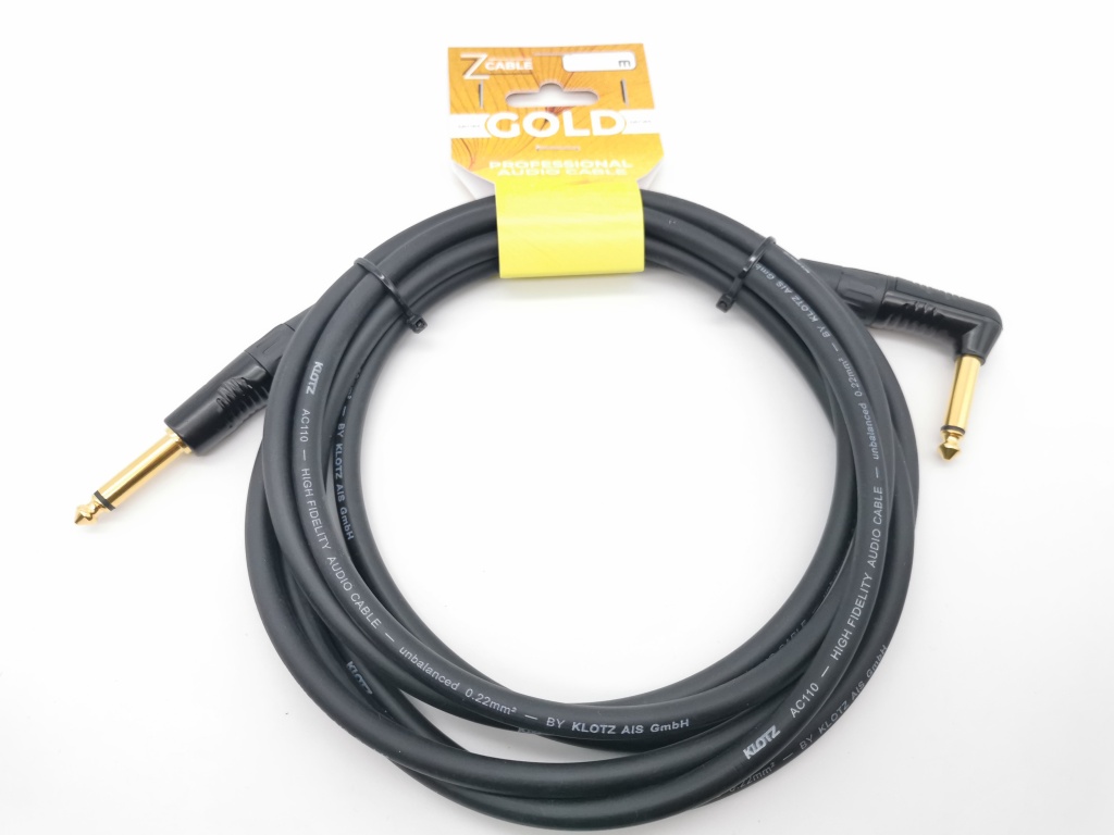 G25-JR-J-0500-0 Кабель инструментальный, угловой, 5м, ZZcable