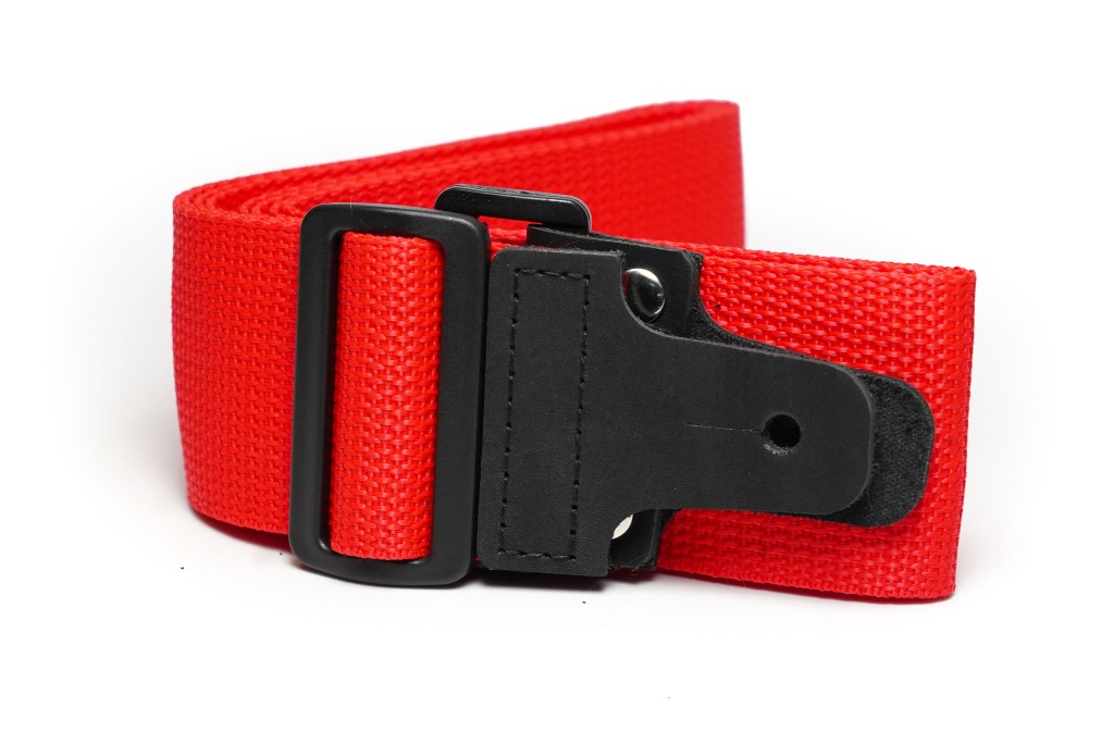 MB5011-090 Ремень для гитары, нейлоновый, красный, Mamba straps