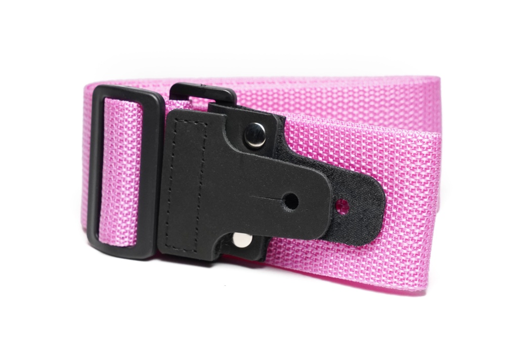 MB5011-095 Ремень для гитары, нейлоновый, розовый, Mamba straps