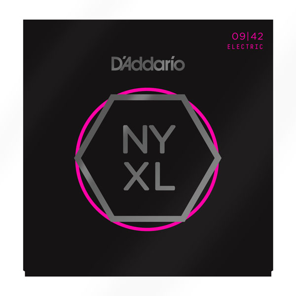 NYXL0942 NYXL Комплект струн для электрогитары, никелированные, Super Light, 09-42, D'Addario