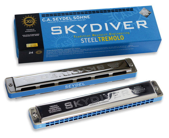 25480A Skydiver A Губная гармошка тремоло, Seydel Sohne
