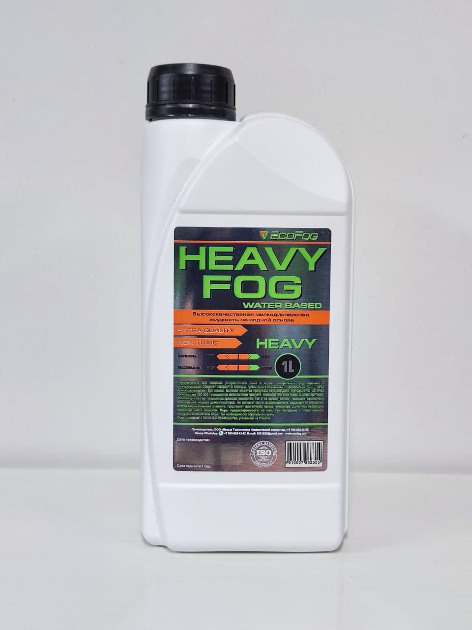 EF-Heavy-1L Жидкость для дым машин, ультра плотный дым, 1л, EcoFog
