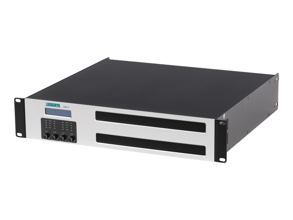 D5411 Усилитель мощности, 4х600Вт, DSPPA