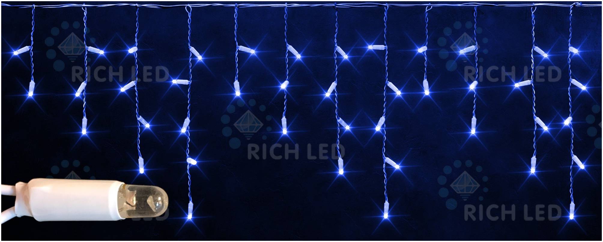 RICH LED RL-i3*0.5F-RW/B - Бахрома светодиодная