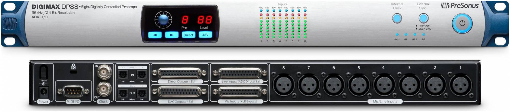PRESONUS DigiMax DP88 - Микрофонный предусилитель