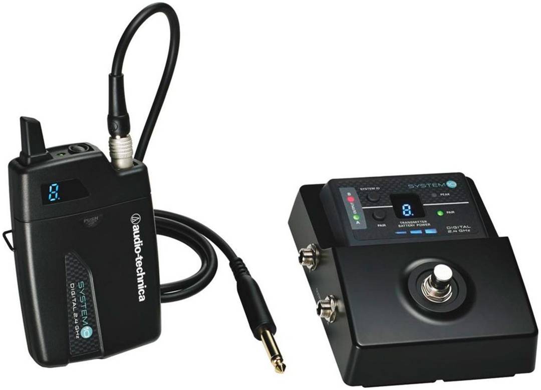 AUDIO-TECHNICA ATW1501 - гитарная радиосистема, 8 каналов 2.4 MHz с поясным...