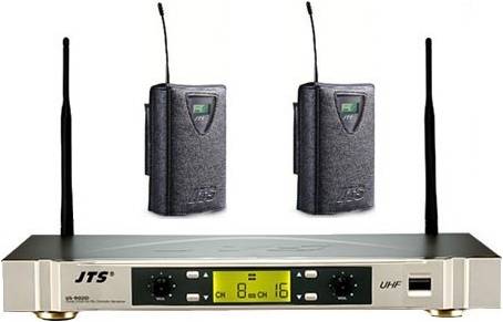 JTS US-902D/PT-920Bх2 Радиосистема двухканальная 2 UHF-передатчика поясных,...