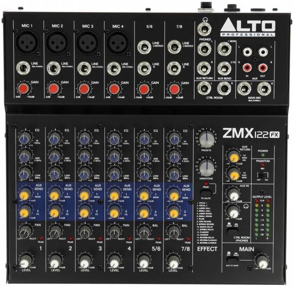ALTO ZMX122FX - Микшерный пульт