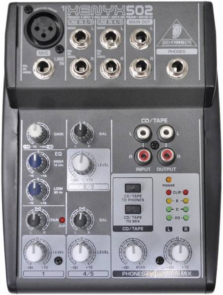 BEHRINGER XENYX 502 - Микшерный пульт