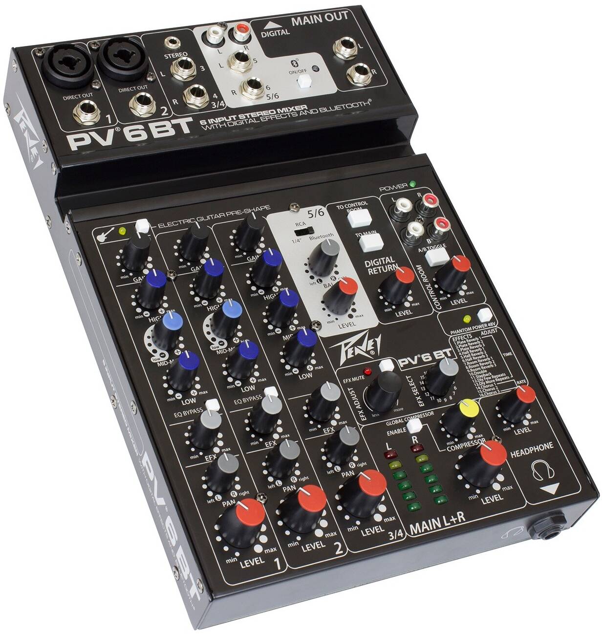 PEAVEY PV 6 BT - Микшерный пульт