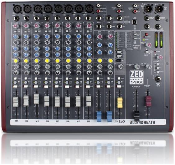 ALLEN&HEATH ZED60-14FX - Микшерный пульт