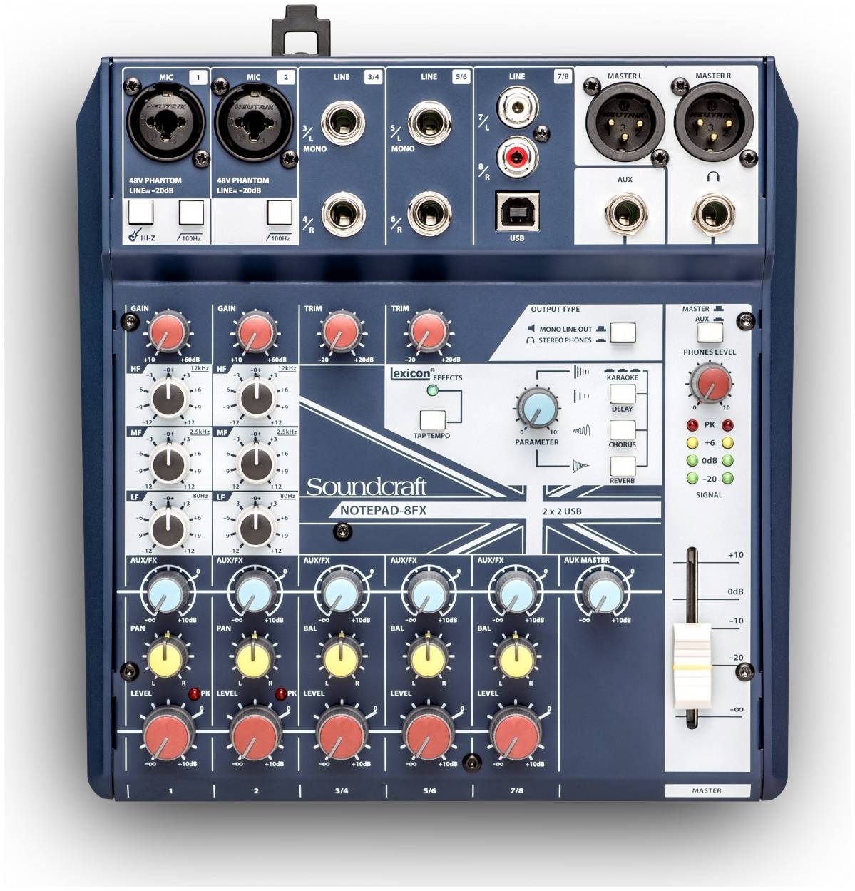 SOUNDCRAFT Notepad-8FX - Микшерный пульт