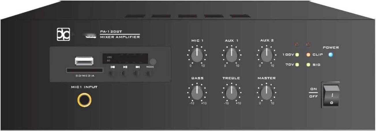 Direct Power Technology PA-120BR трансляционный микшер-усилитель