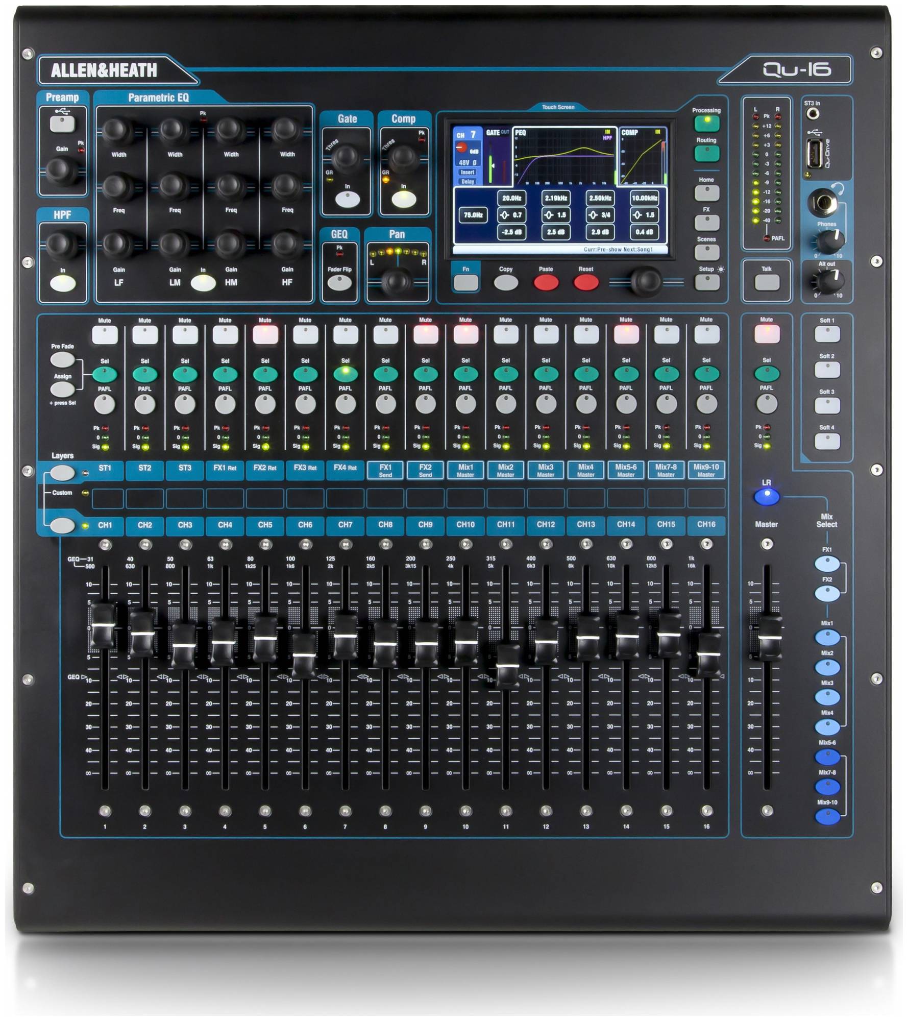 ALLEN&HEATH QU-16C - Микшерный пульт