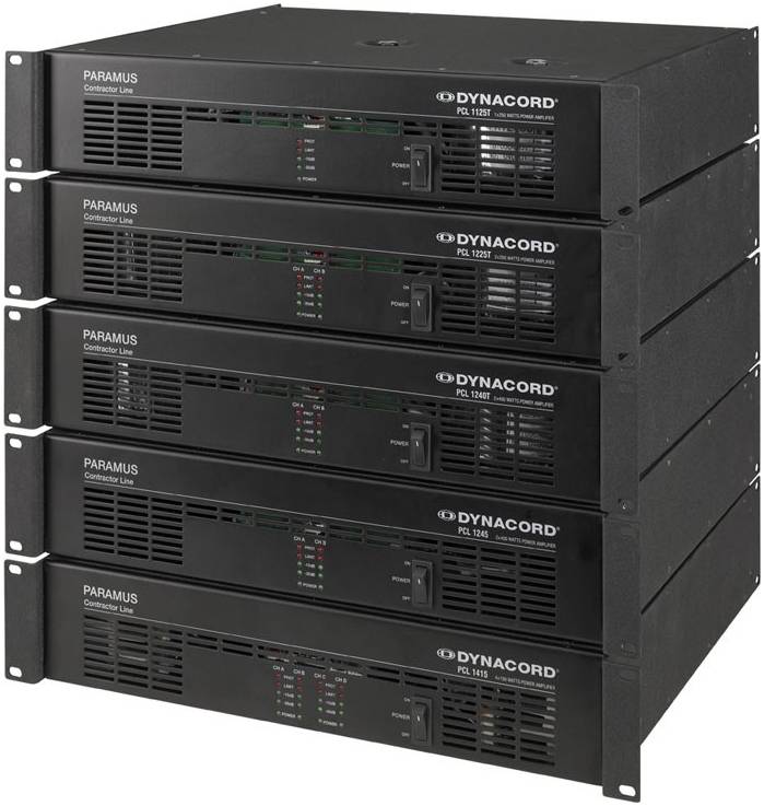 Dynacord PCL 1415 усилитель мощности, 4 канала, 150 Вт @ 4 Ом, 75 Вт @...