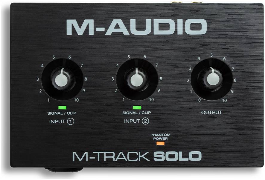 M-AUDIO M-TRACK SOLO II USB-аудиоинтерфейс 2 входа, 2 выхода