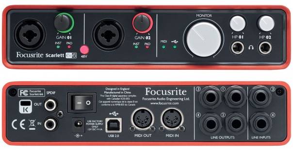 FOCUSRITE Scarlett 6i6 - Звуковая карта