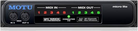 MOTU Micro Lite - USB/MIDI-контроллер