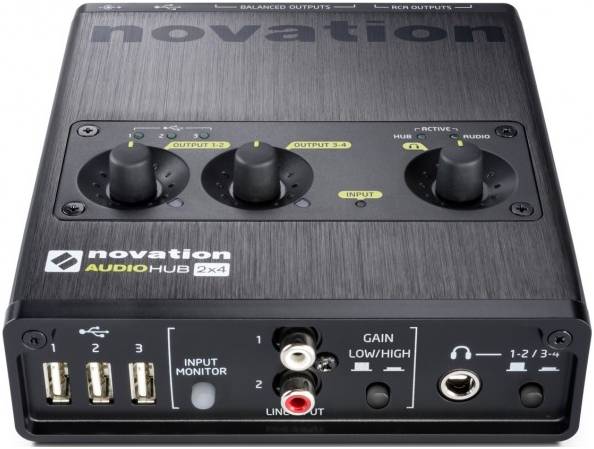 NOVATION Audiohub 2x4 - Звуковая карта