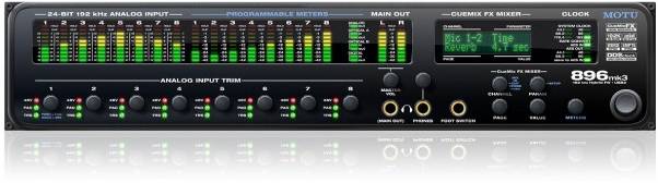 MOTU 896 mk3 Hybrid - Рэковый интерфейс