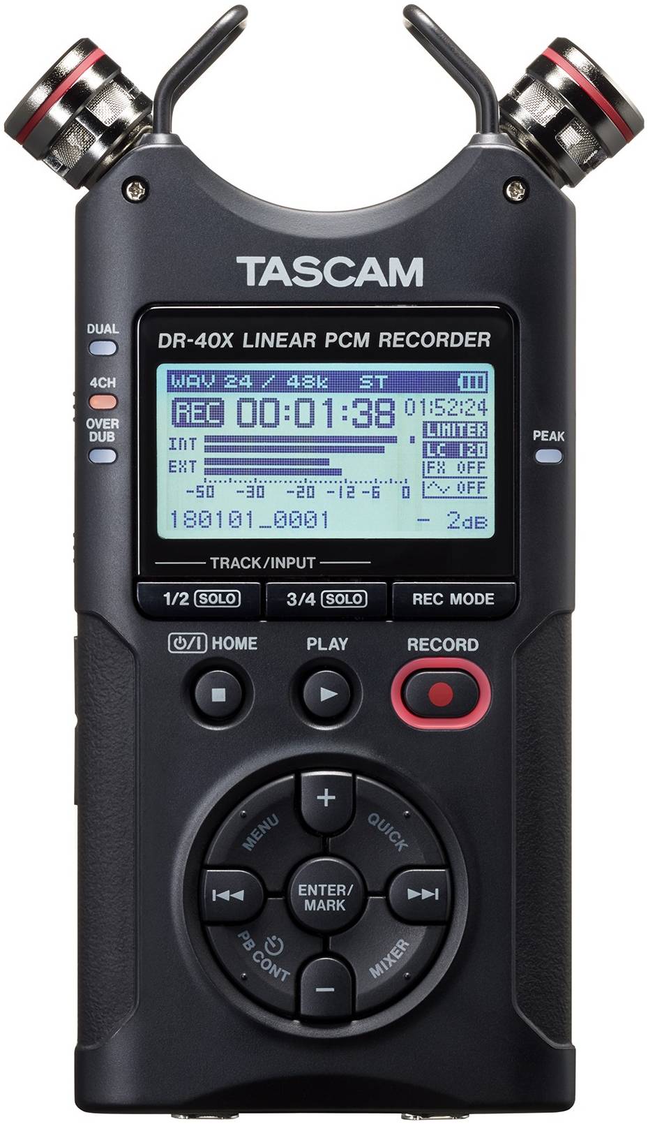 Tascam DR-40x - Портативный цифровой диктофон