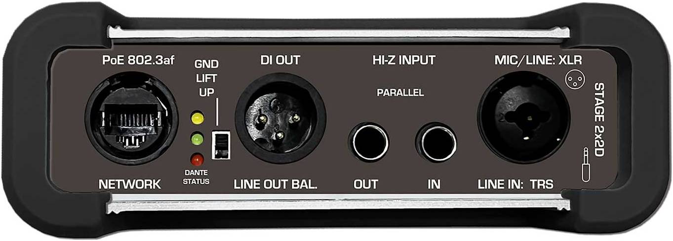 CREST AUDIO Stage 2x2D Ди-бокс Dante/AES67 - Директ-бокс