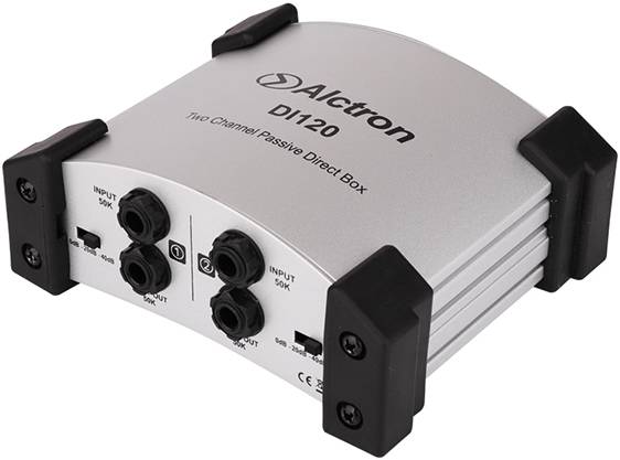 ALCTRON DI120S D.I. Box Преобразователь акустического сигнала, пассивный,...
