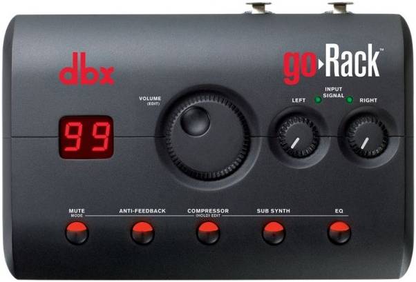 DBX goRack 2x2 PA - Спикер процессор