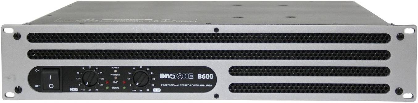 INVOTONE B600 - Усилитель мощности, 2x300Вт/4Ом, 2x205Вт/8Ом, 2х480Вт/2Ом,...