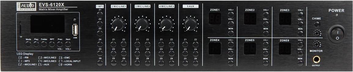 PROAUDIO EVS-6120X - Усилитель мощности