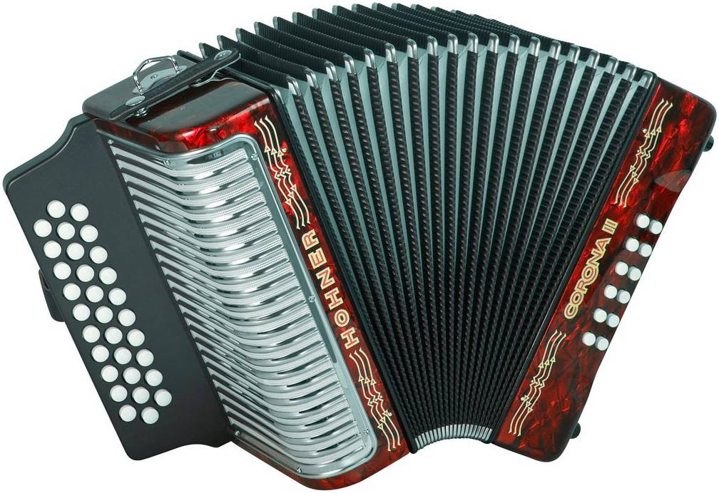 HOHNER Corona II GCF red - Аккордеон диатонический