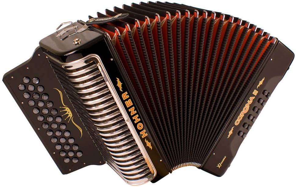 HOHNER Corona II XTREME GCF black - Аккордеон диатонический